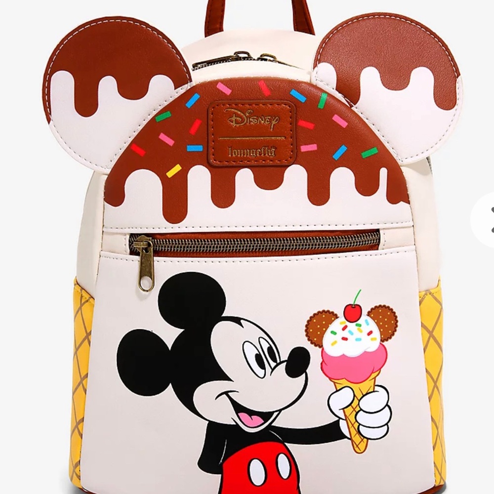 Mickey Mouse Ice Cream Loungefly Mini Backpack